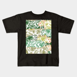 Tropical Leopards Kids T-Shirt